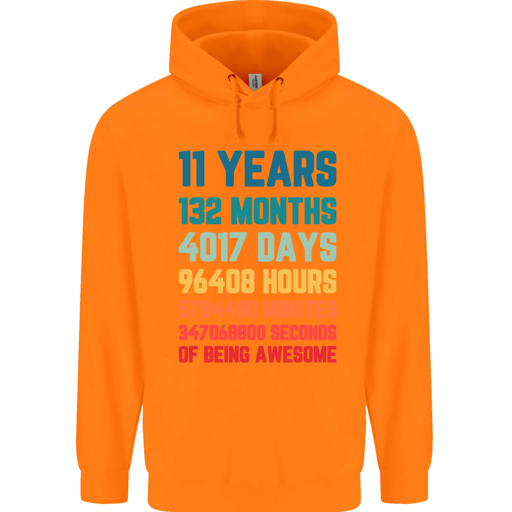 11th Birthday 11 Year Old Childrens Kids Hoodie