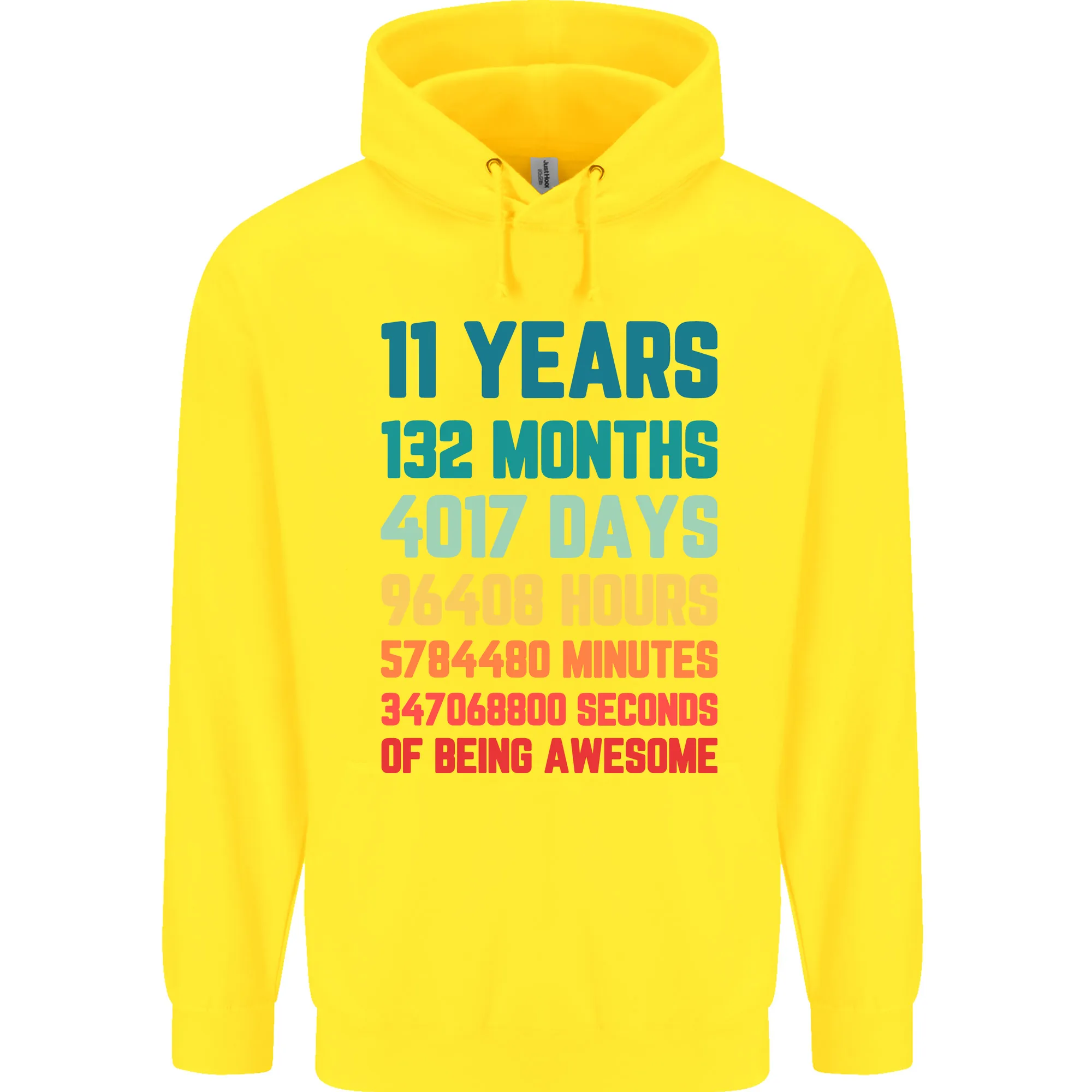 11th Birthday 11 Year Old Childrens Kids Hoodie