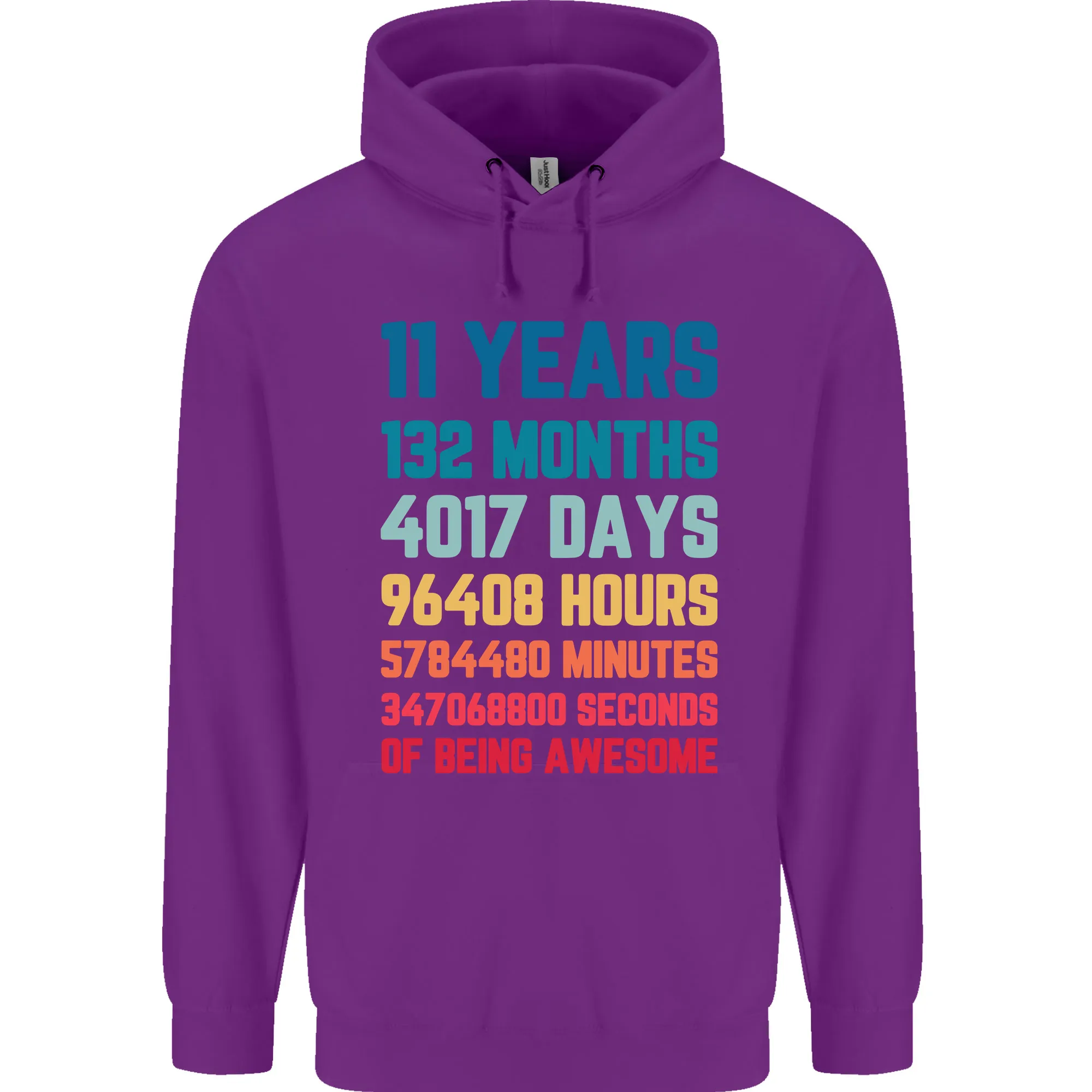 11th Birthday 11 Year Old Childrens Kids Hoodie