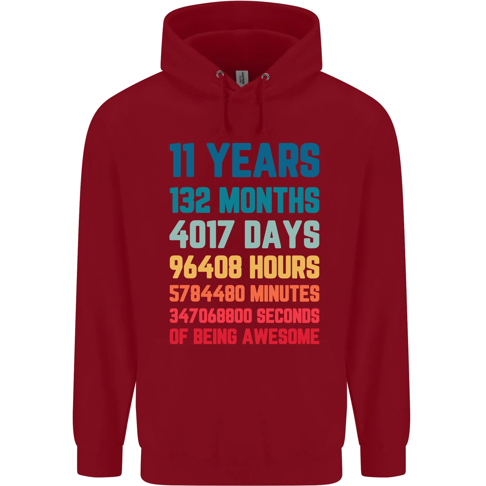 11th Birthday 11 Year Old Childrens Kids Hoodie