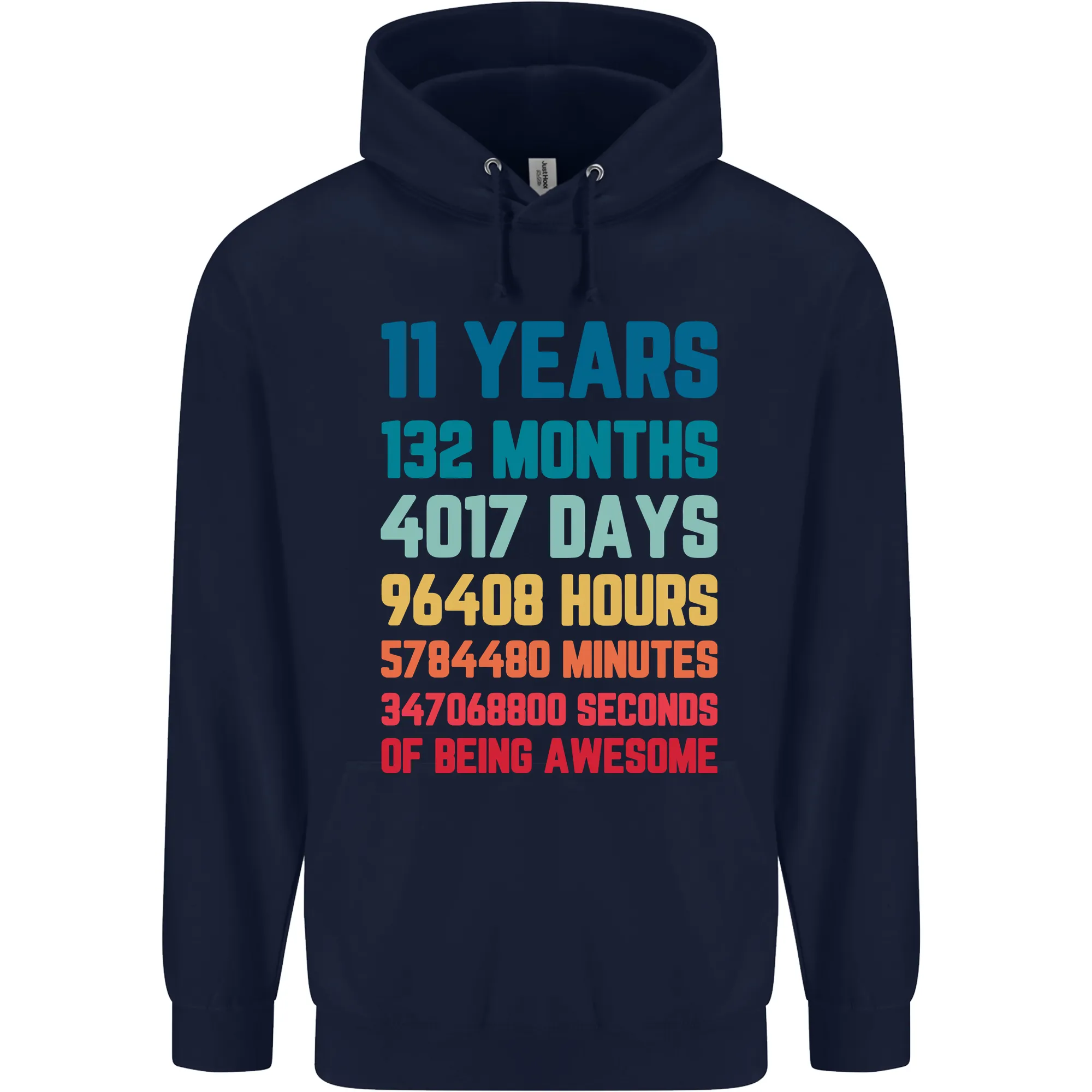 11th Birthday 11 Year Old Childrens Kids Hoodie