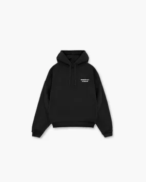 247 Gymnasium Boxy Hoodie - Off Black