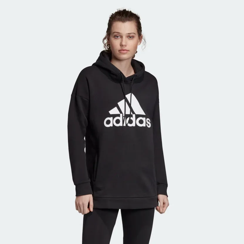 Adidas Must Haves Badge Of Sport Logo Hoodie Black EB3800