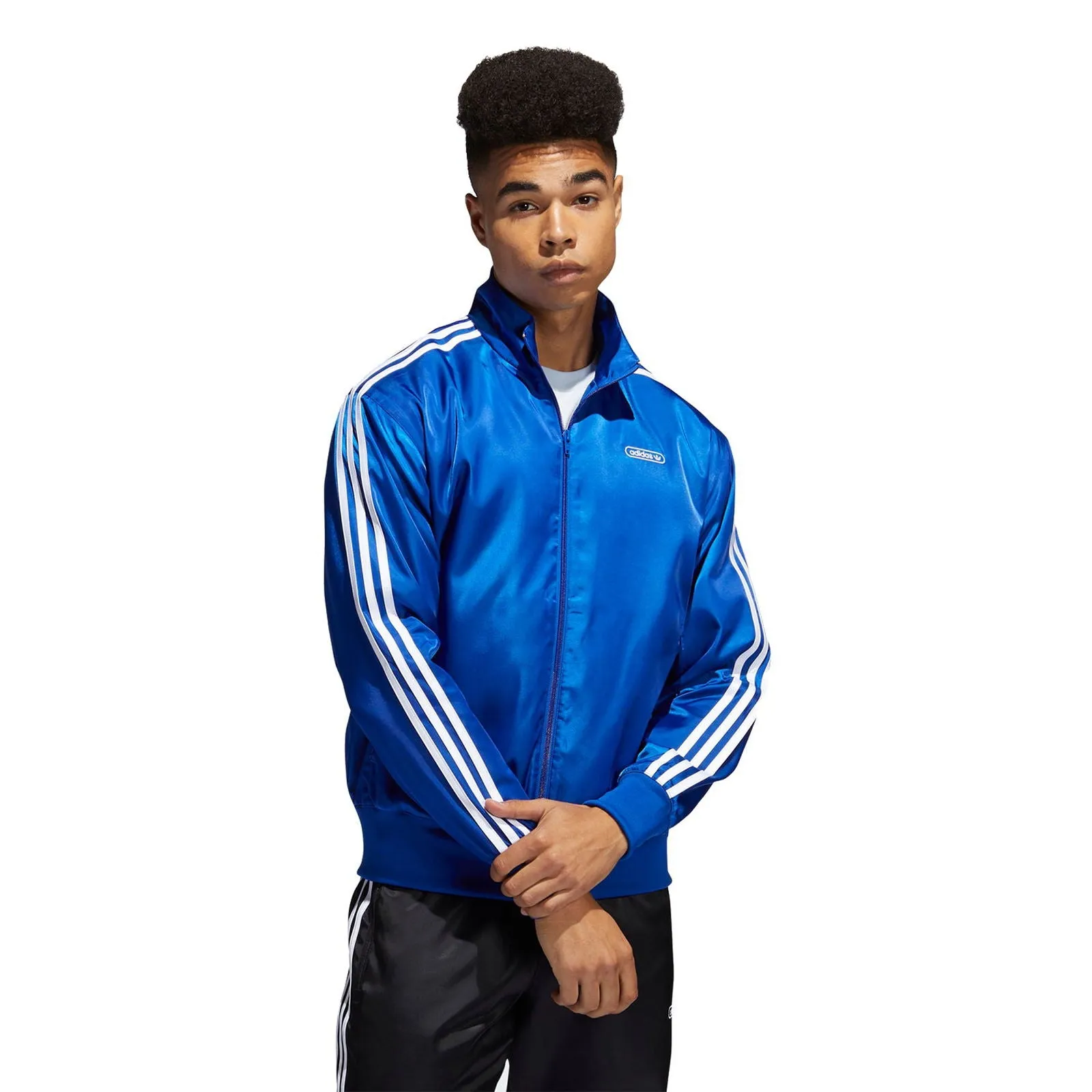 adidas Originals Satin Firebird Track Jacket - Blue