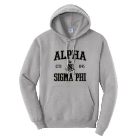 Alpha Sig Classic Crest Hoodie