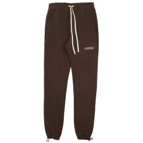 Amiri Brown Puff Logo Sweatpants