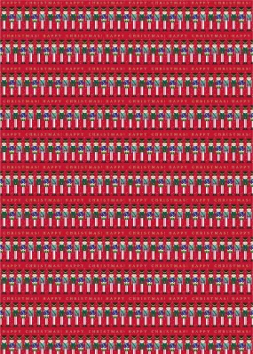 Art File Christmas Nutcracker Roll Wrap