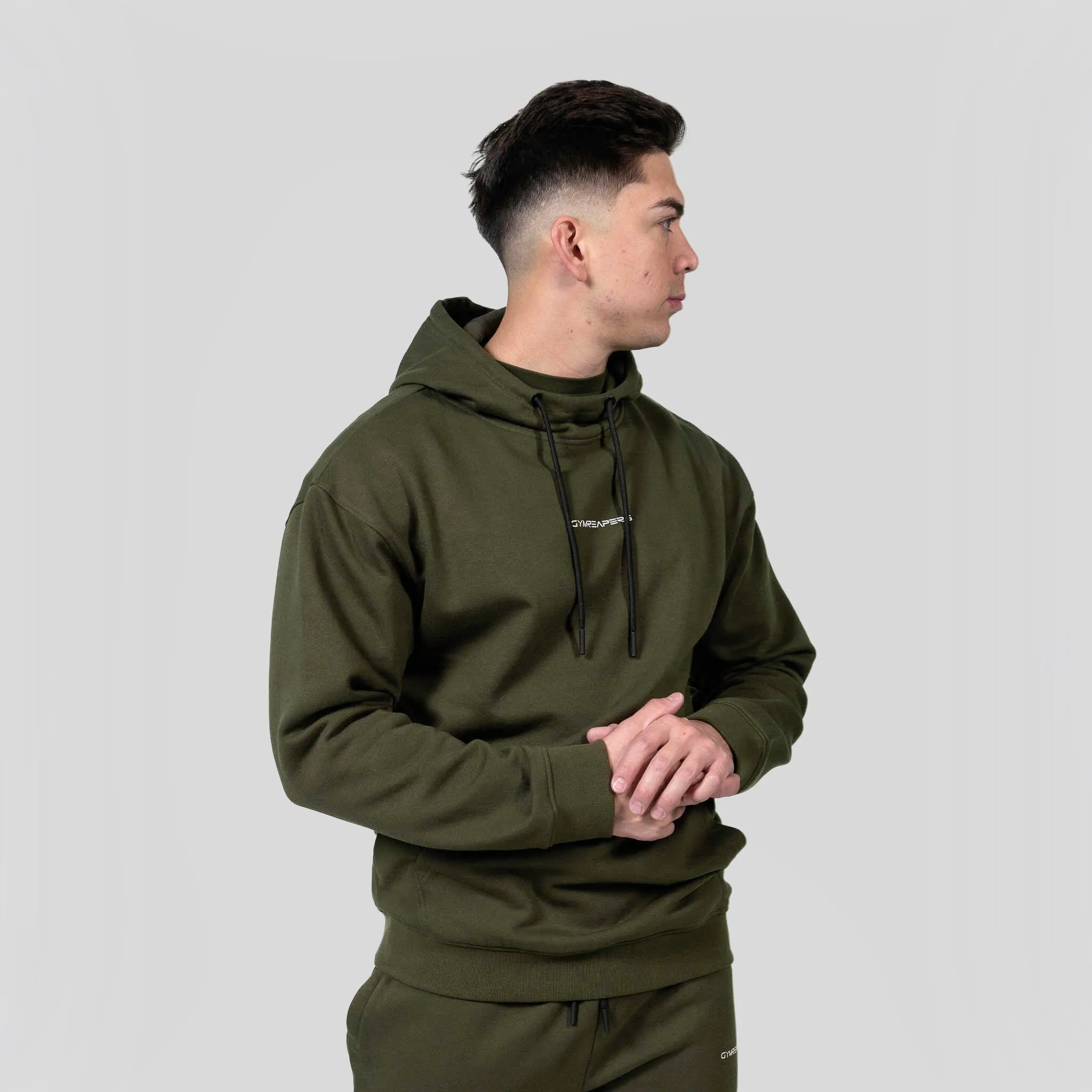 Ascend Mockneck Hoodie - OD Green