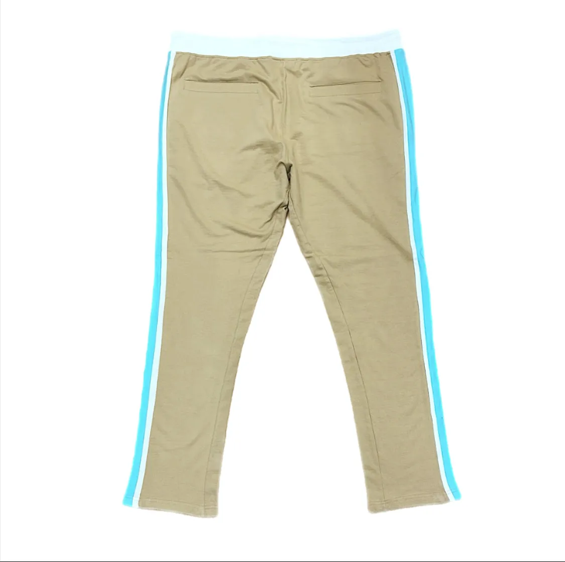 ATIZIANO Alex Pale Khaki zip up sweatpants