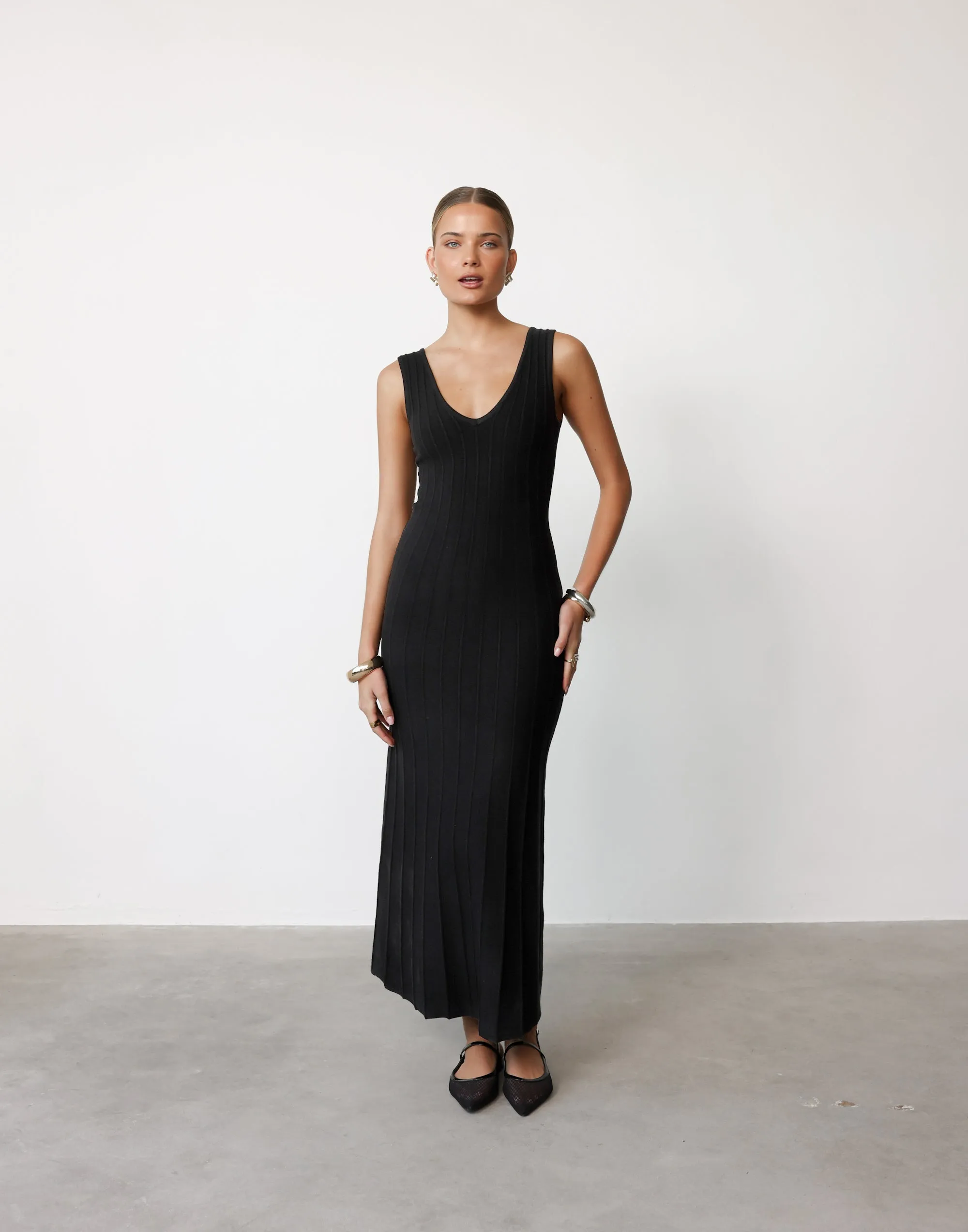 Aurelia Maxi Dress (Black)