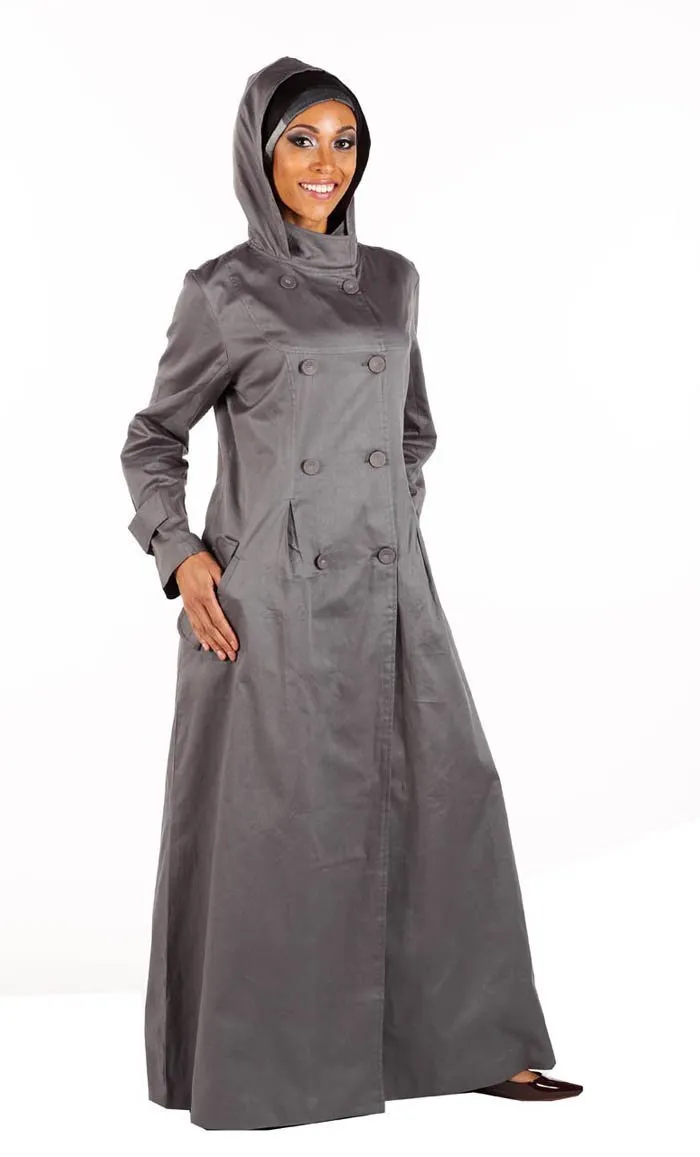 Basic and casual wear hoodie jacket style abaya dress