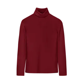 Basic Maroon Turtle/Mock Neck