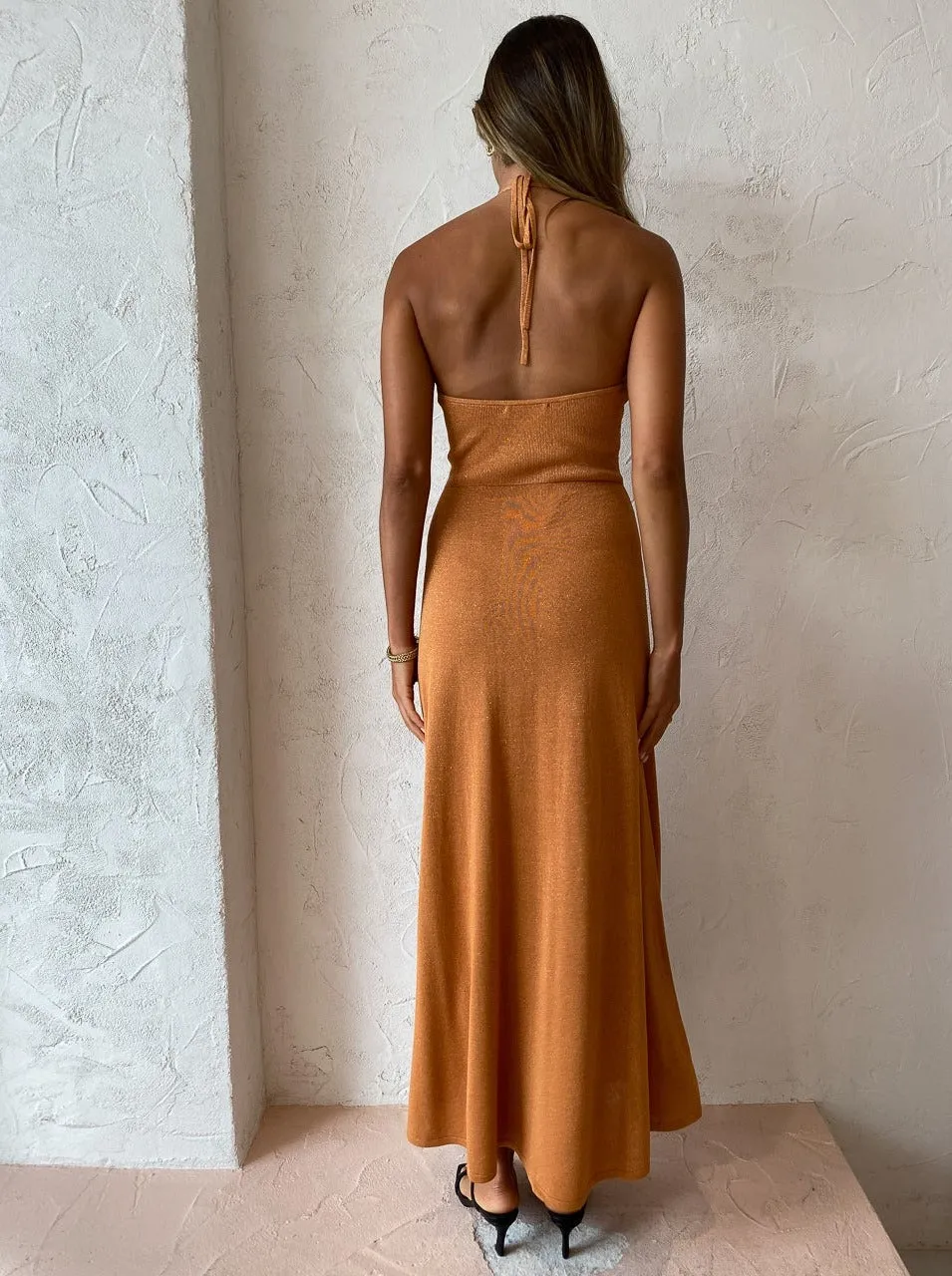 Bec and Bridge Indya Knit Maxi Dress in Desert Sun