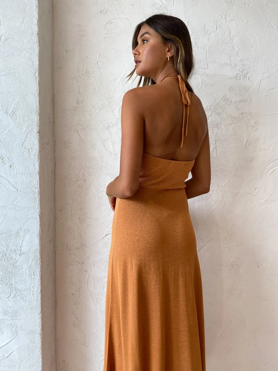 Bec and Bridge Indya Knit Maxi Dress in Desert Sun