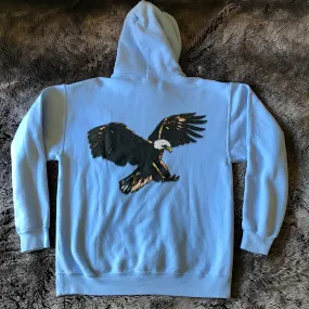 Birds Album Drop Hoodie (Light Blue)