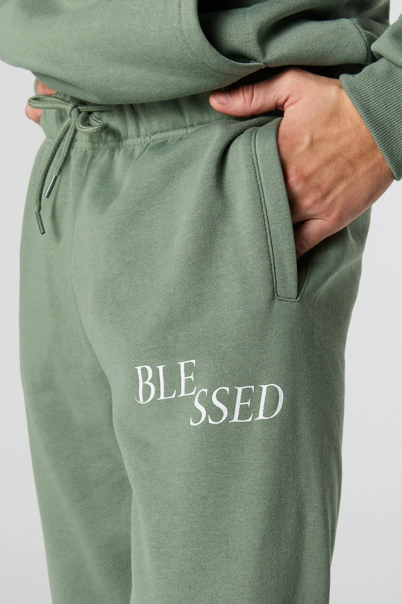 Blessed Graphic Fleece Jogger