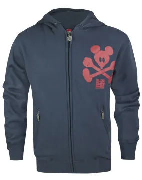 Bloc 28 Cross Bones Zip Up Men's Hoodie