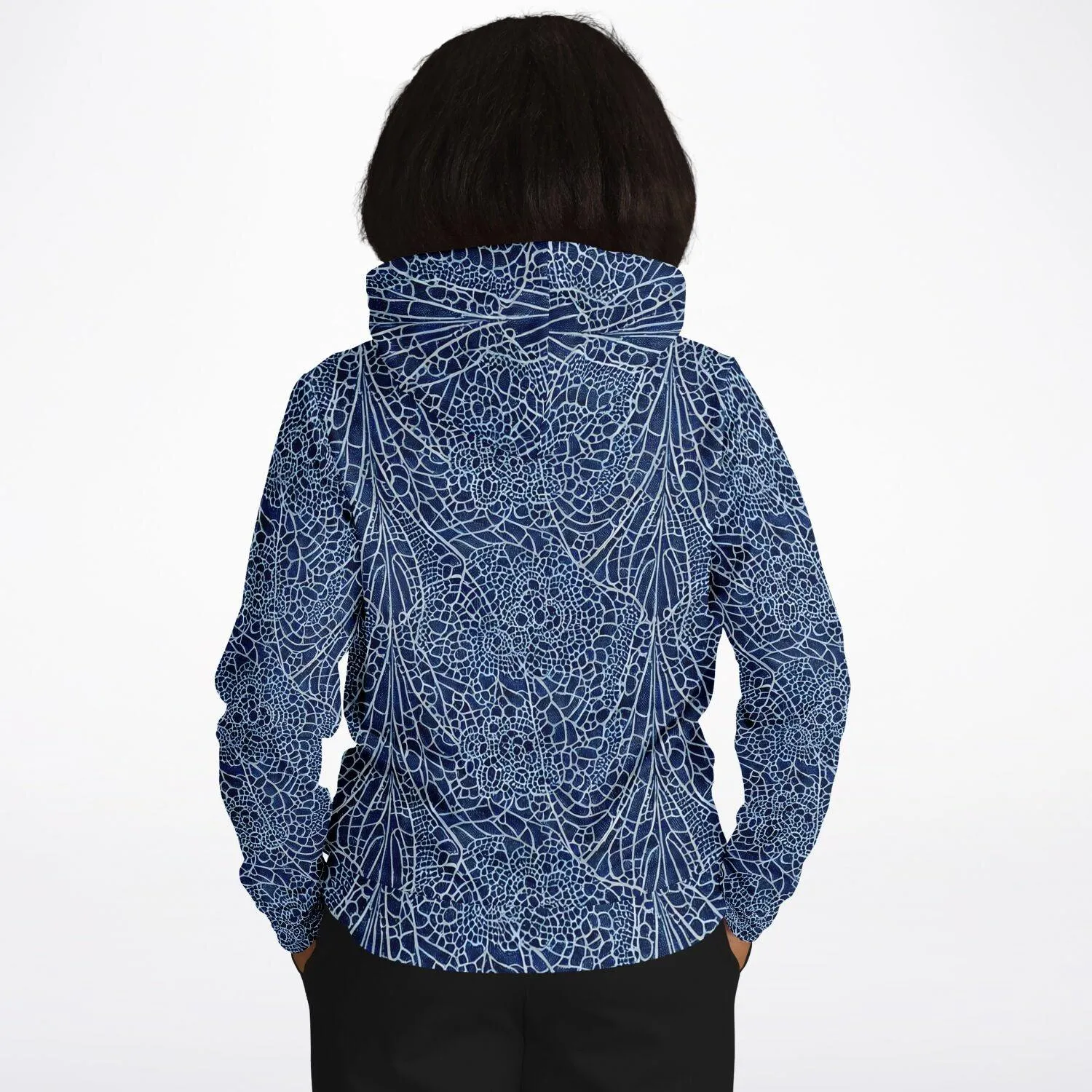 Blue Lace Athletic Hoodie