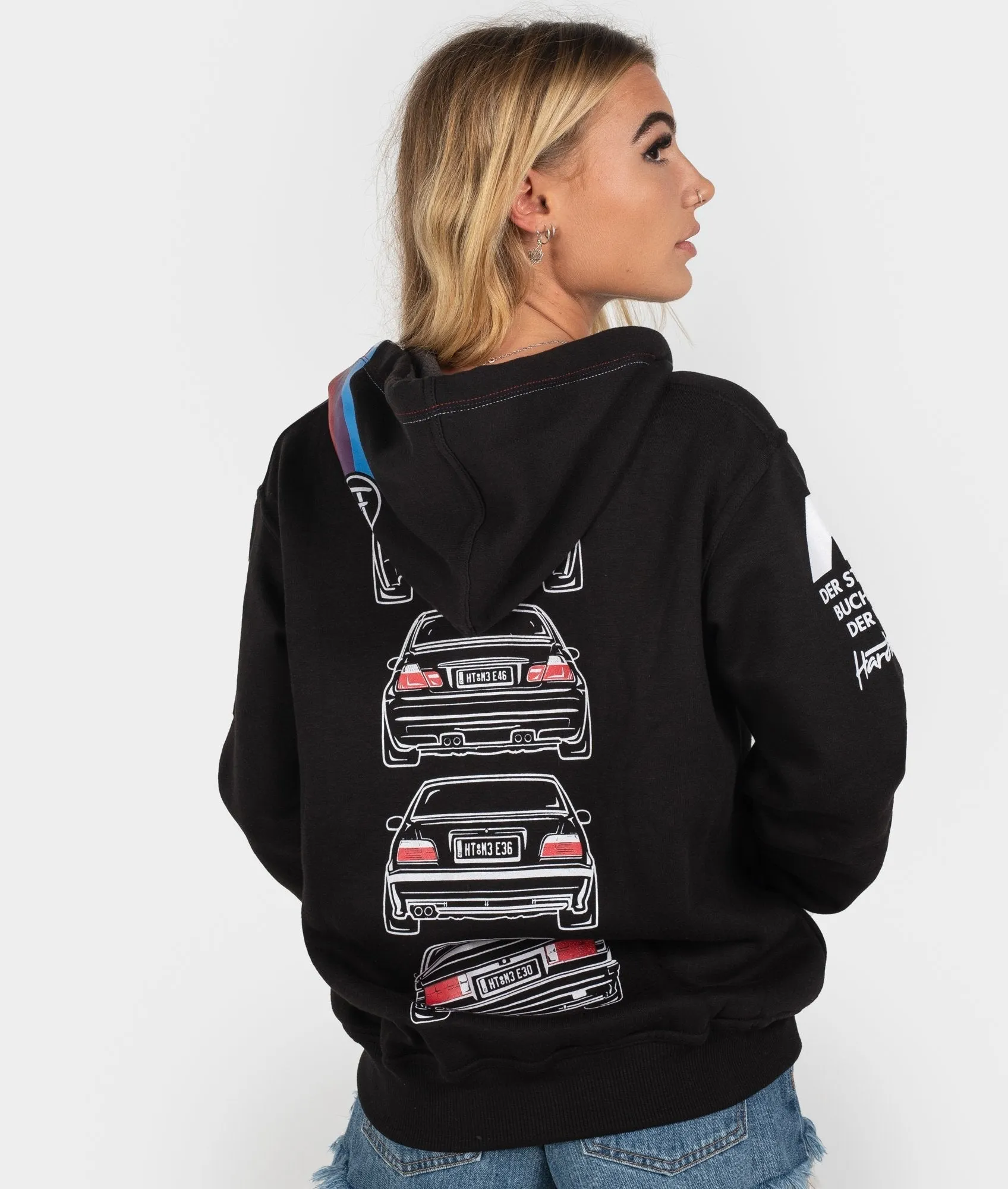 BMW M3 E92, E46, E36, E30 POWER Womens Hoodie