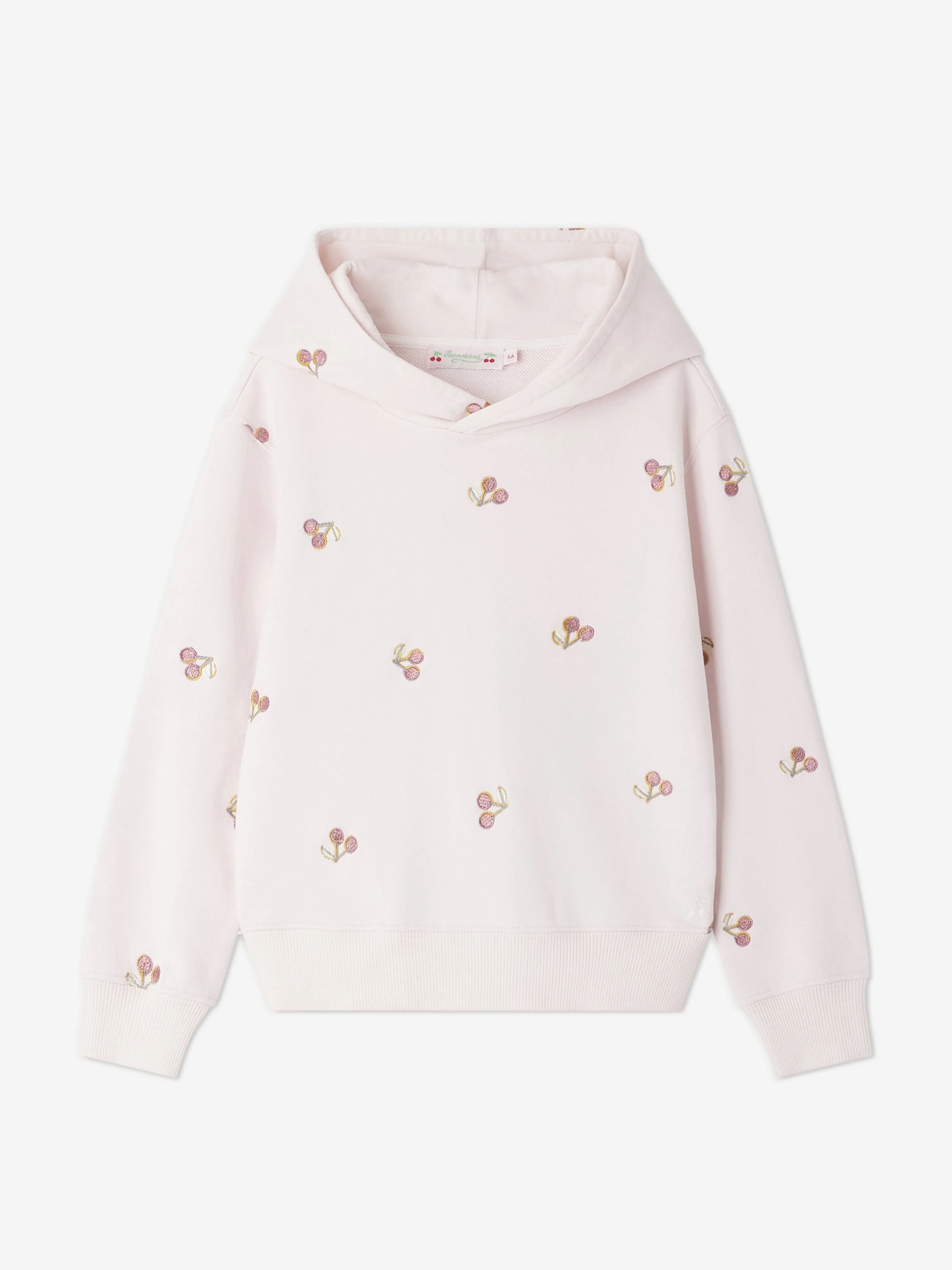 Bonpoint Girls Tita Hoodie in Pink