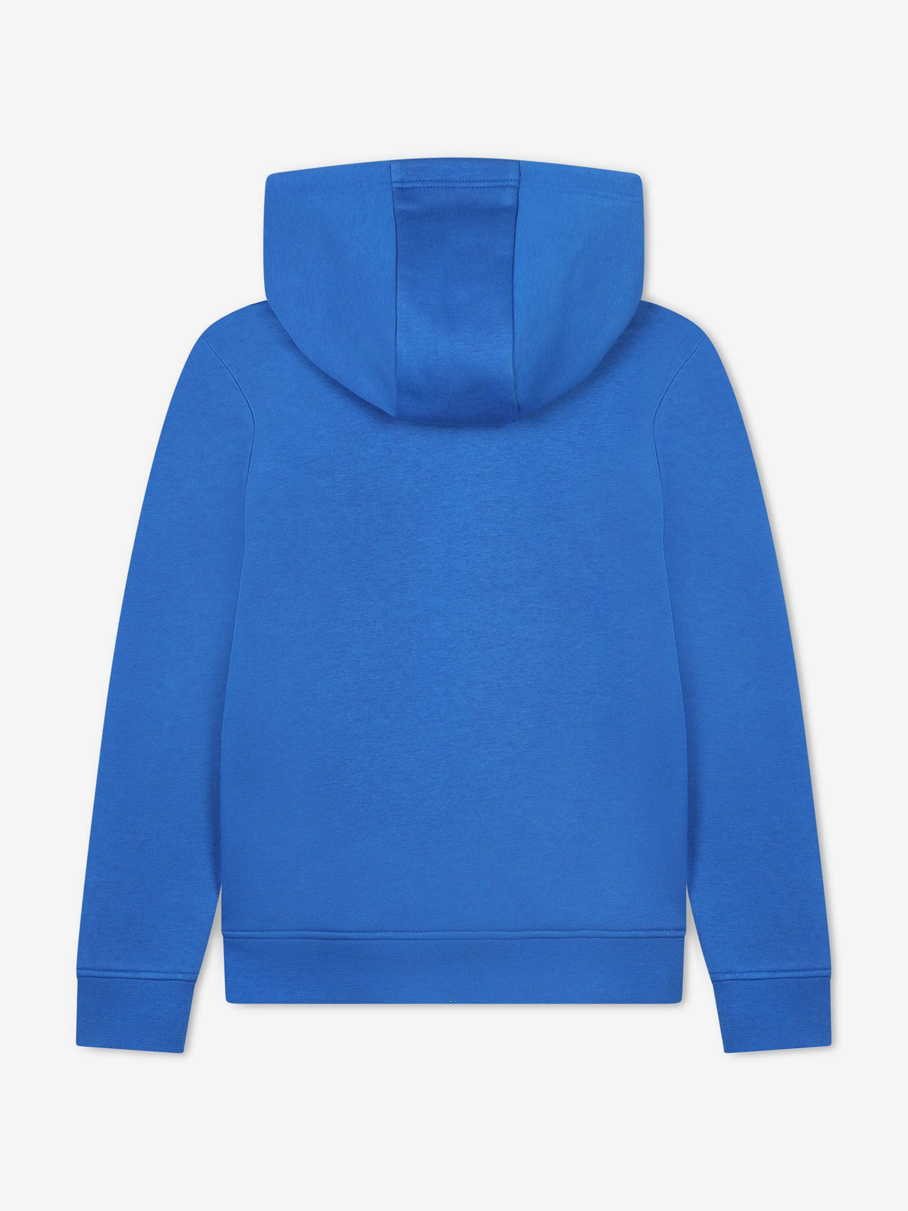 BOSS Boys Logo Print Hoodie in Blue