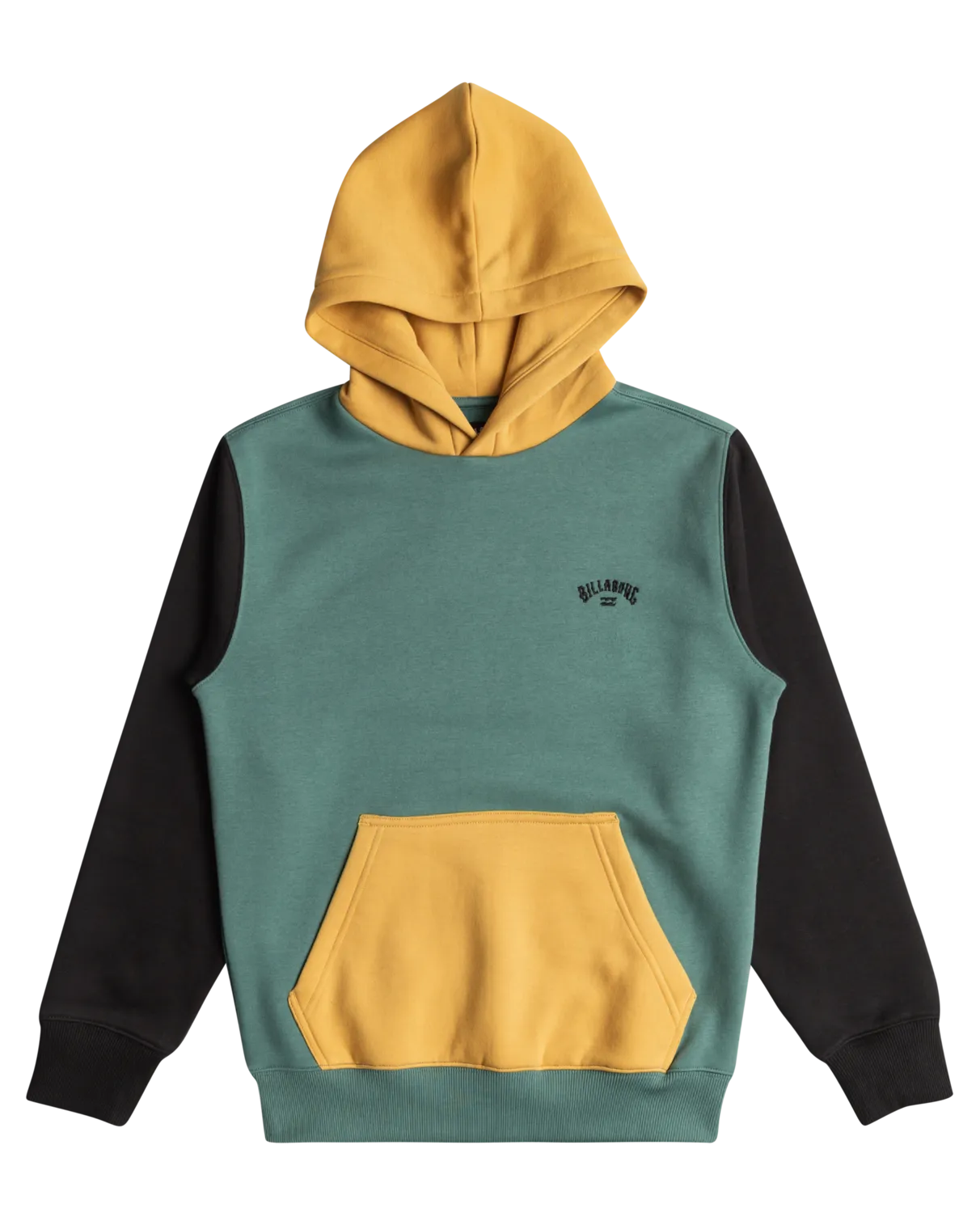 Boys Arch Block Hoodie in Billiard