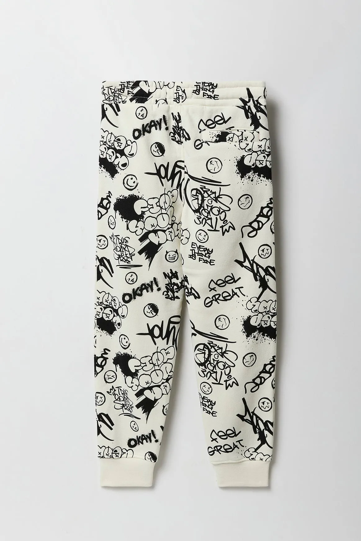 Boys Printed Fleece Jogger