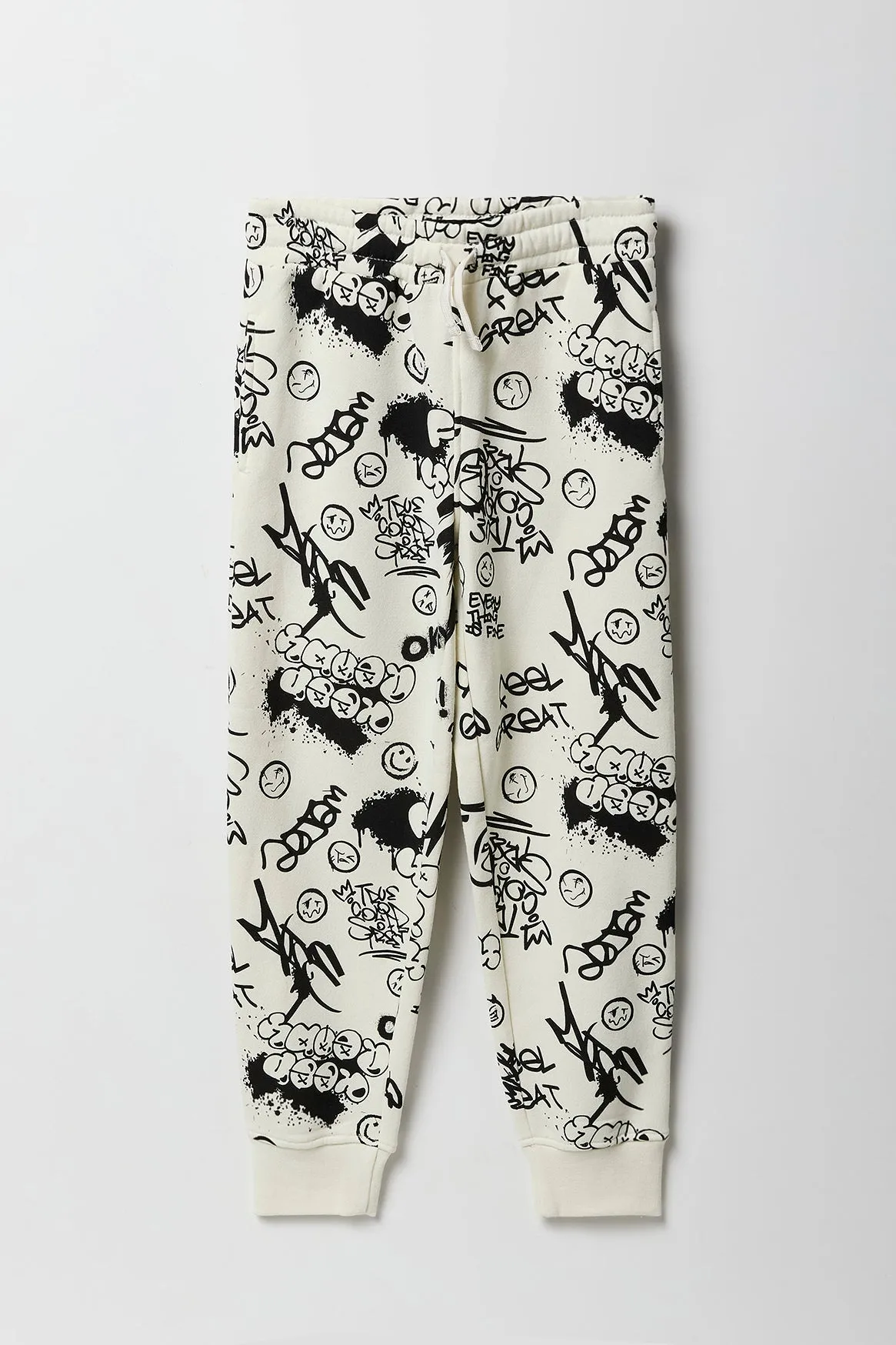 Boys Printed Fleece Jogger