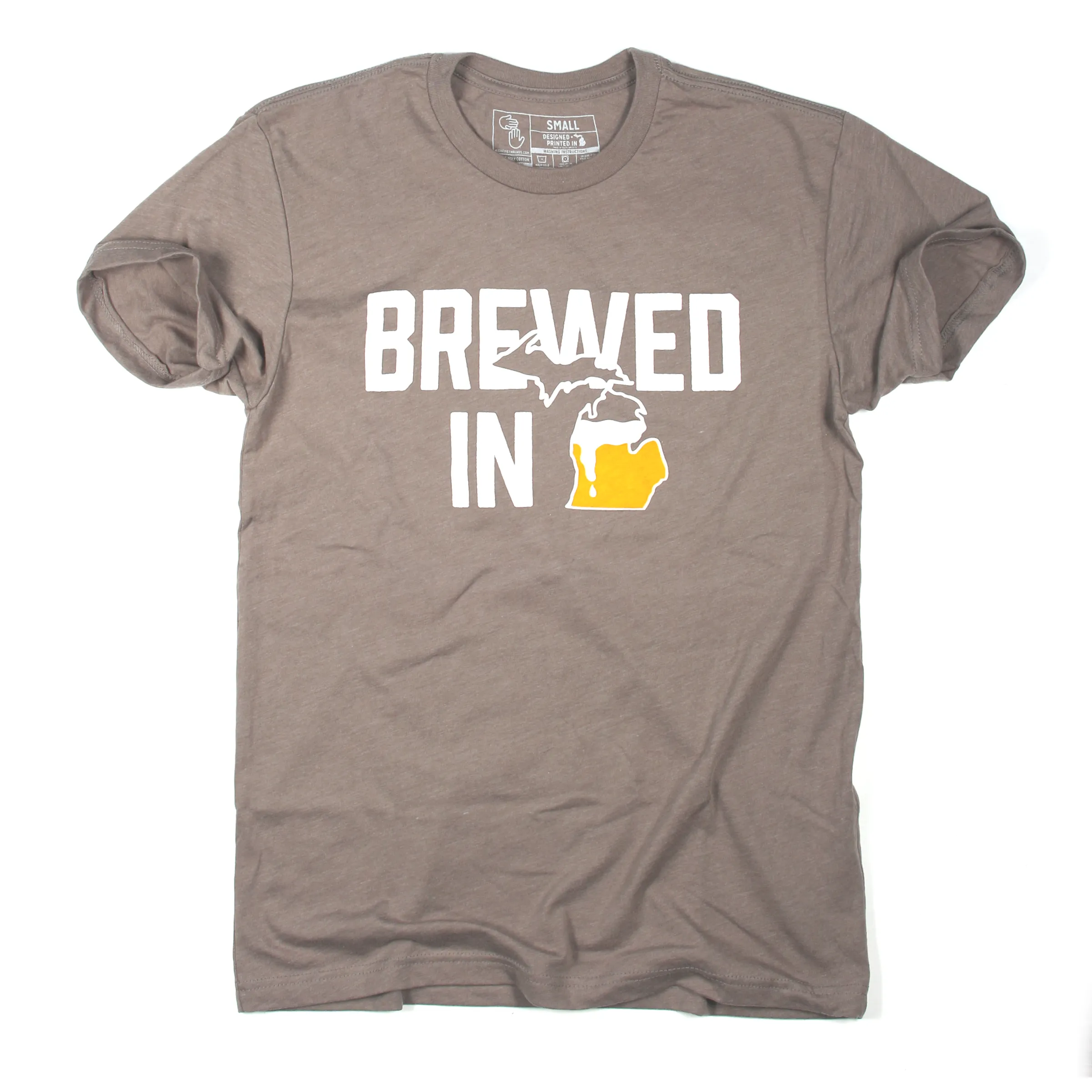 Brewed in Michigan (Warm Grey)