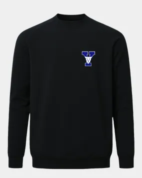 BYU Vintage Meridian Black Crewneck