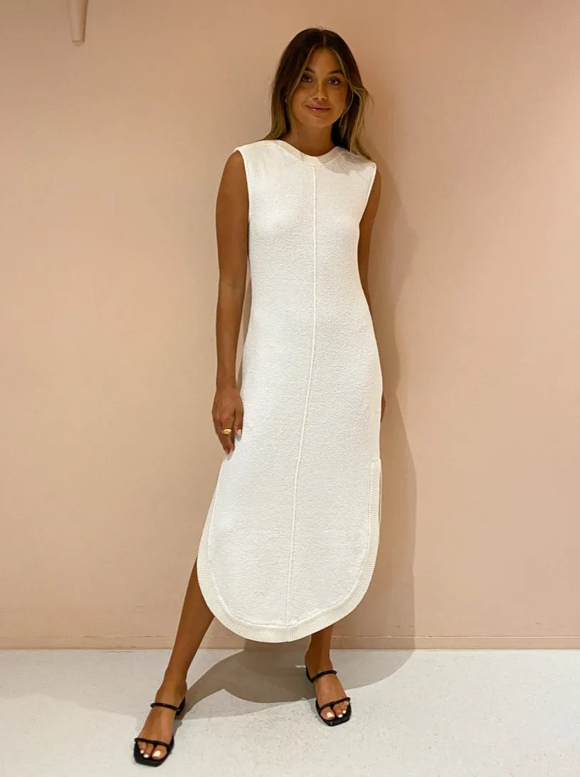 Camilla and Marc Ellington Knit Dress in Ivory