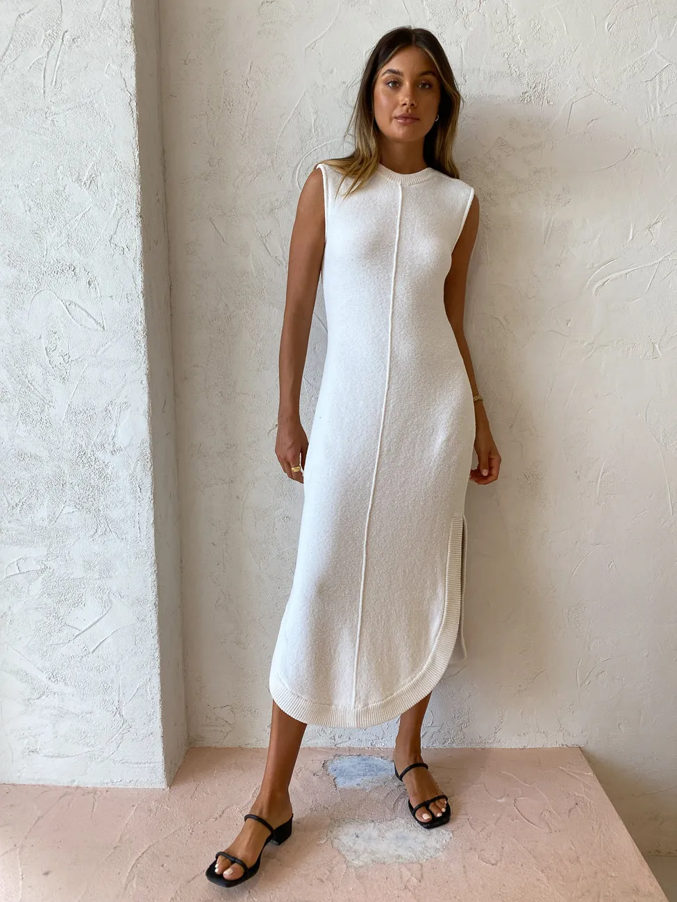 Camilla and Marc Ellington Knit Dress in Ivory