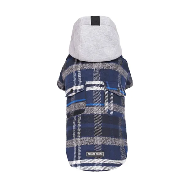 Canada Pooch Plaid Shacket