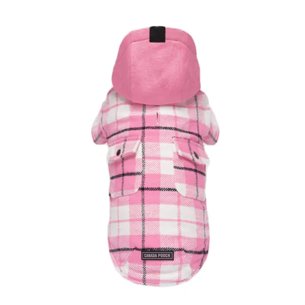 Canada Pooch Plaid Shacket