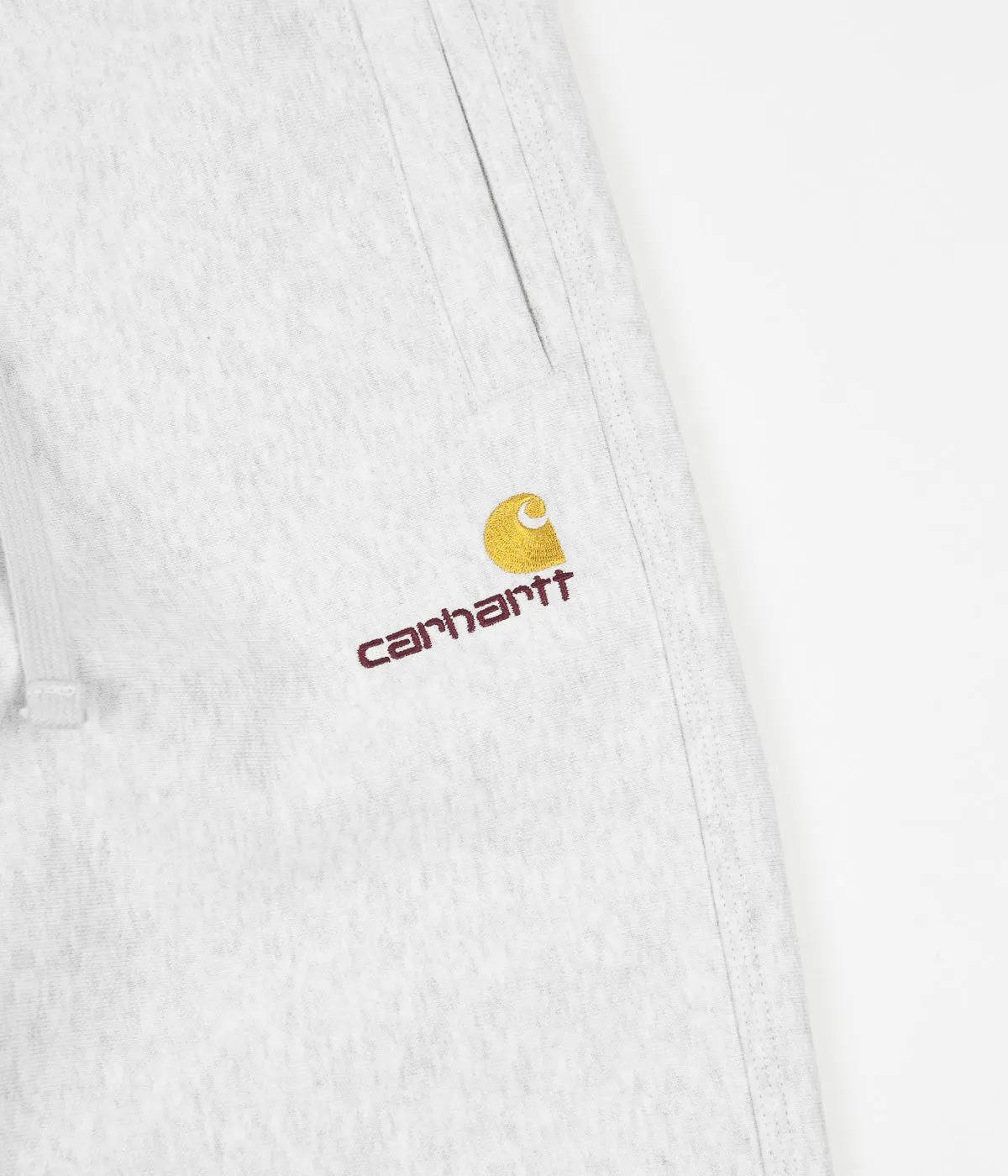 Carhartt American Script Sweatpants - Ash Heather