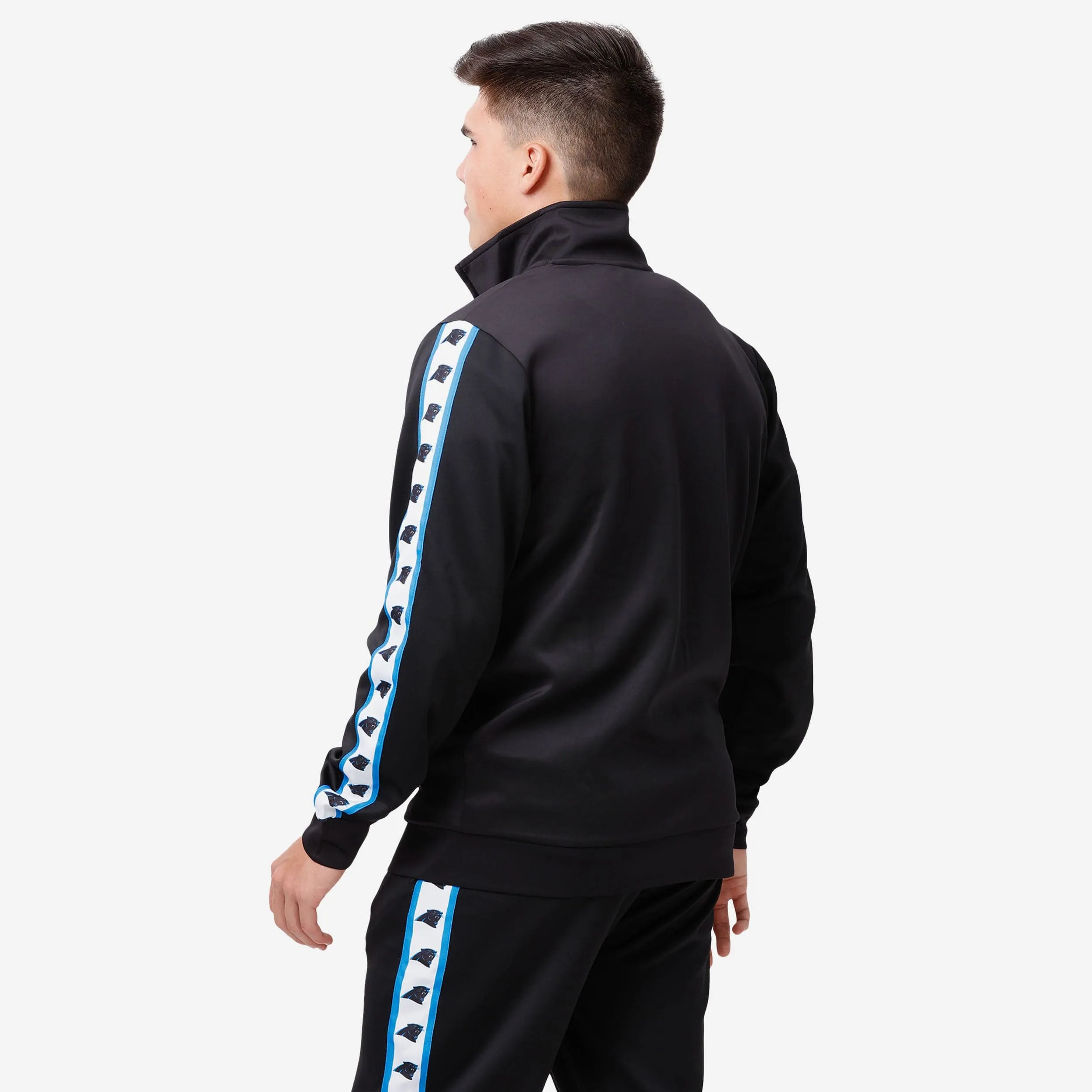 Carolina Panthers Stripe Logo Track Jacket