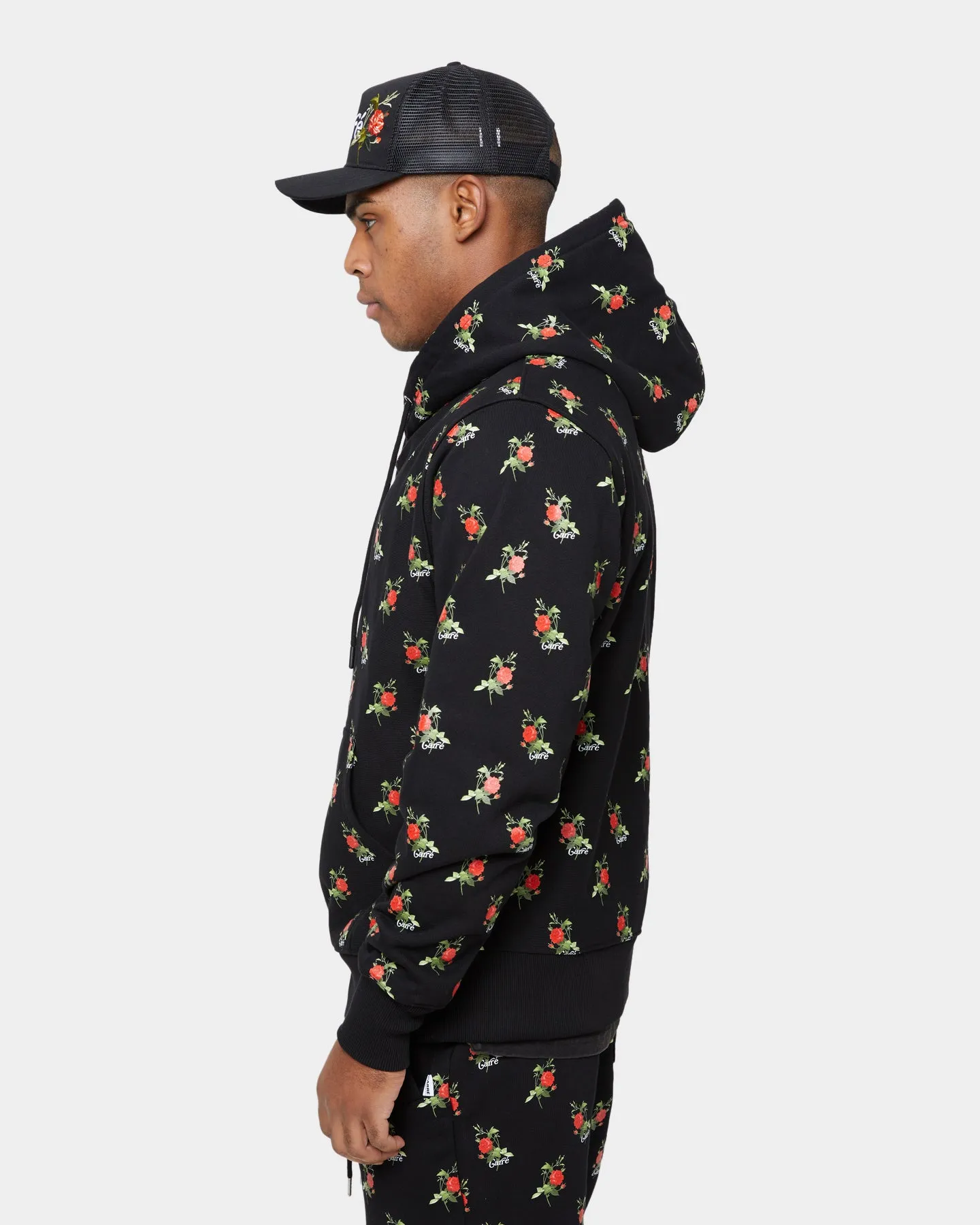 Carre Ament Repeat Hoodie Black