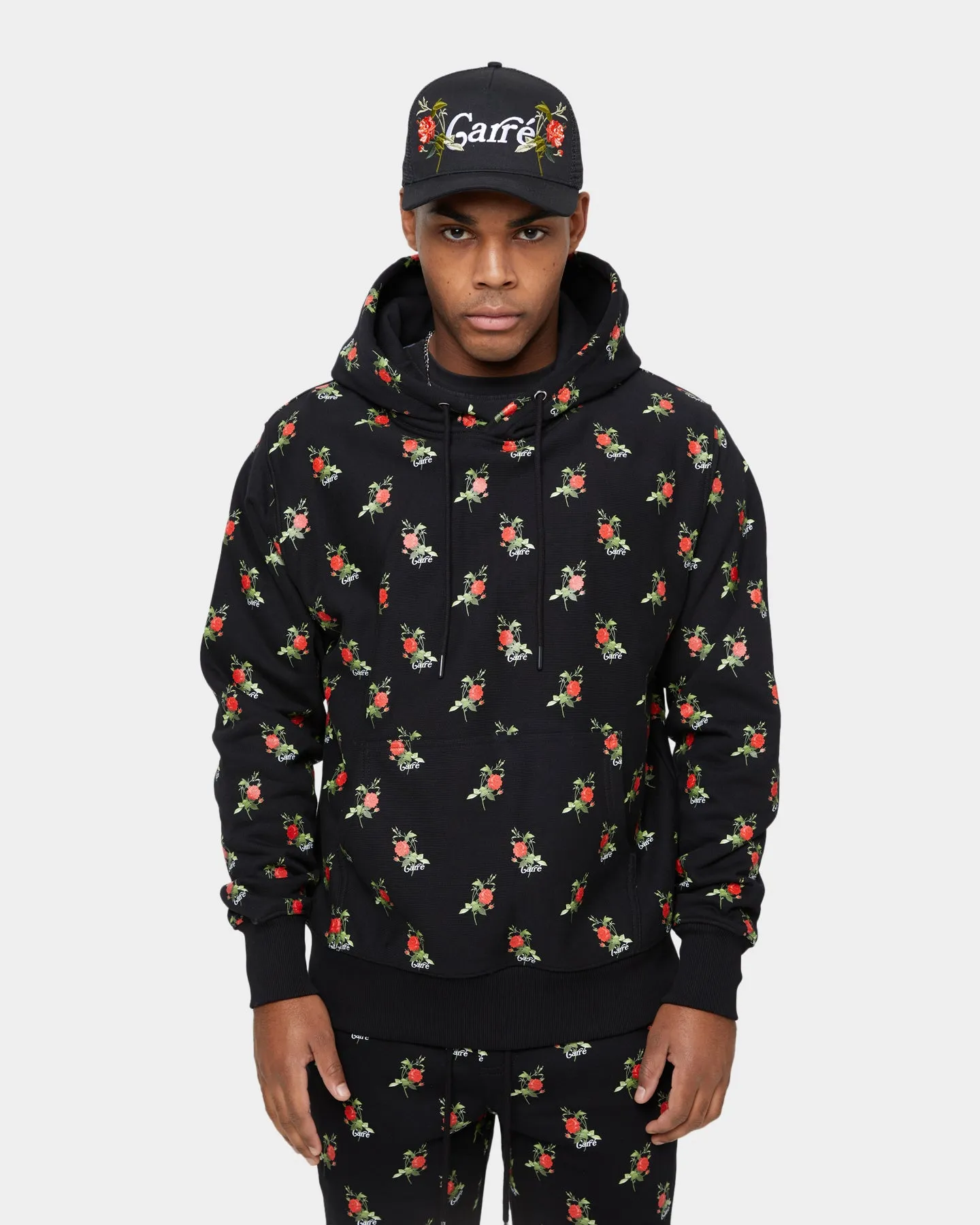 Carre Ament Repeat Hoodie Black