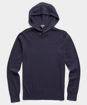 Cashmere Hoodie in Navy