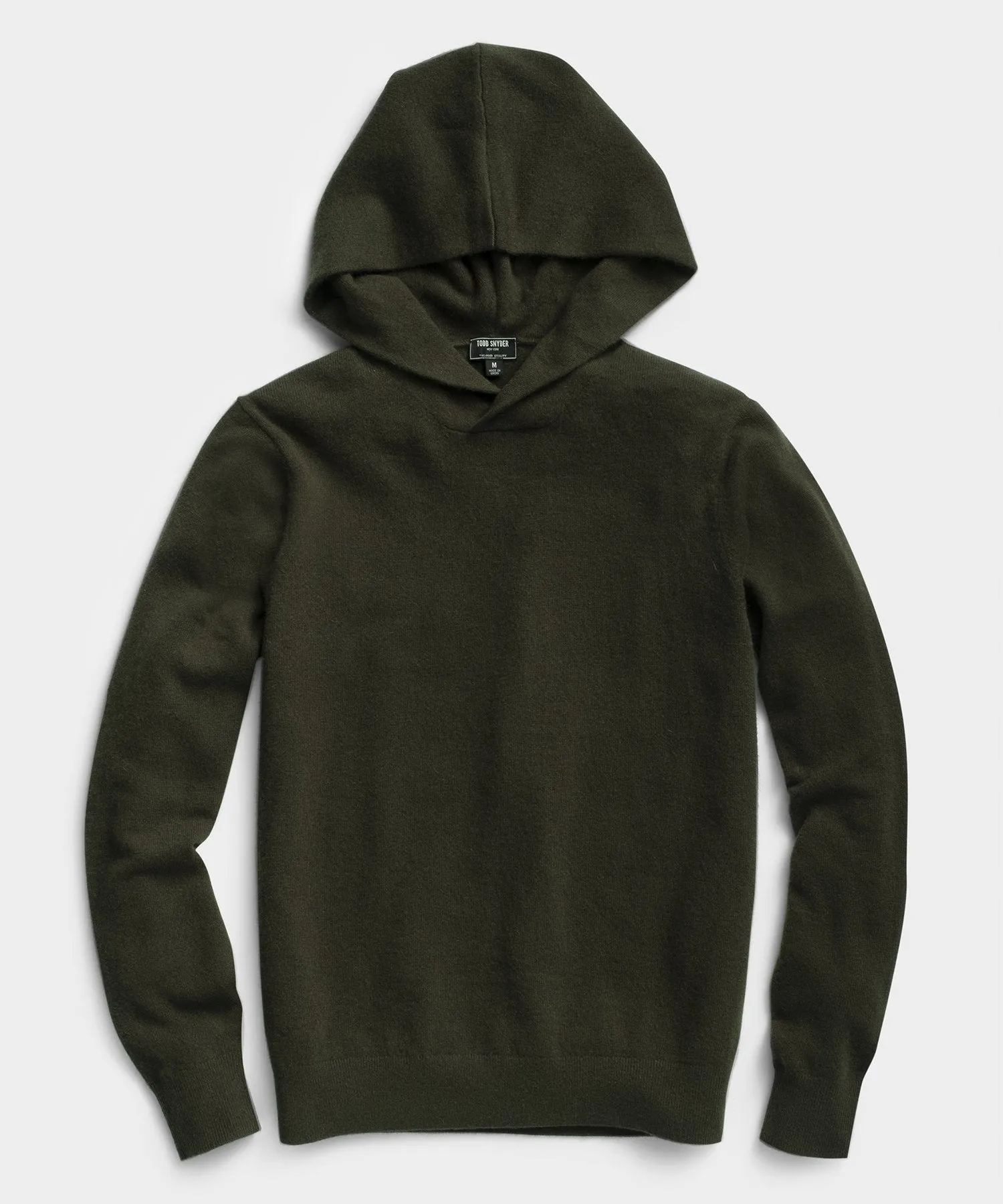 Cashmere Hoodie in Olive