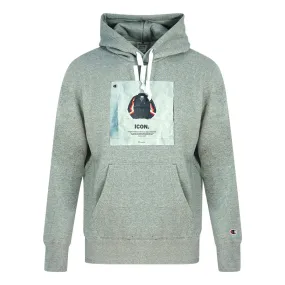 Champion Icon Logo Grey Hoodie