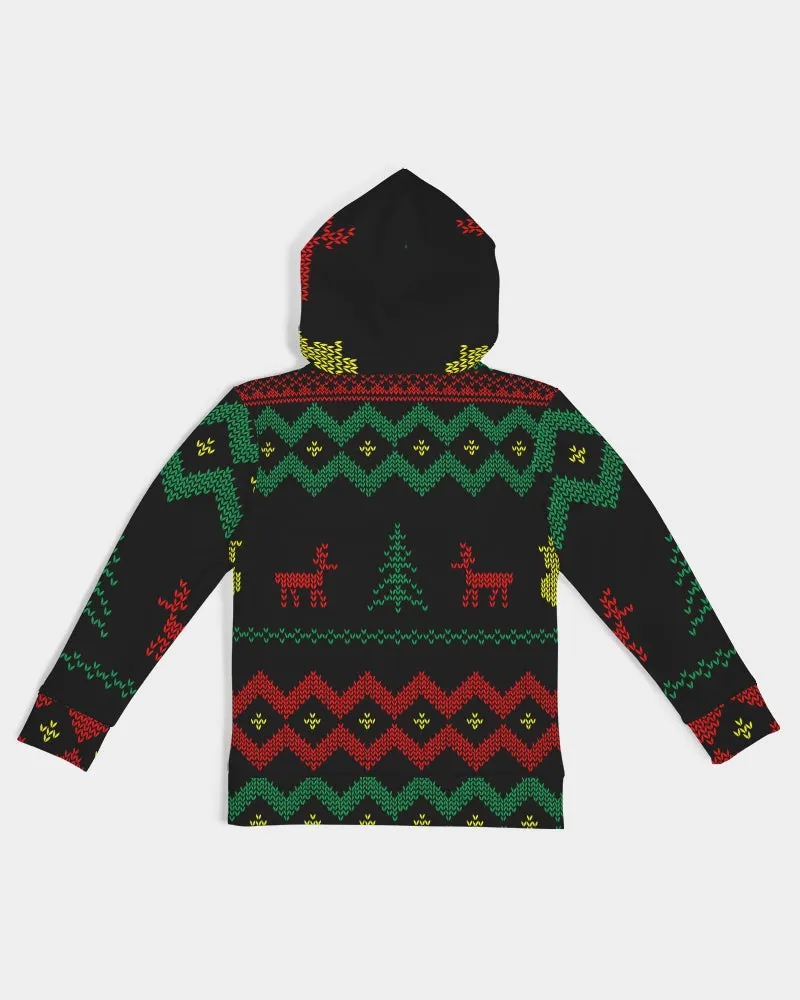 Christmas Merry Sweatshirt (Sweater) Black Kids Hoodie