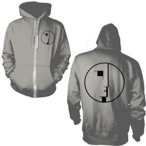 CLEARANCE - Hoodie - Bauhaus - Logo - Grey - Zip