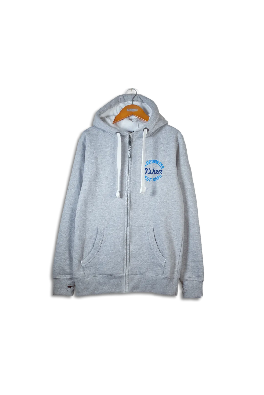 Cleethorpes Buoys And Gulls Grey- Zip -