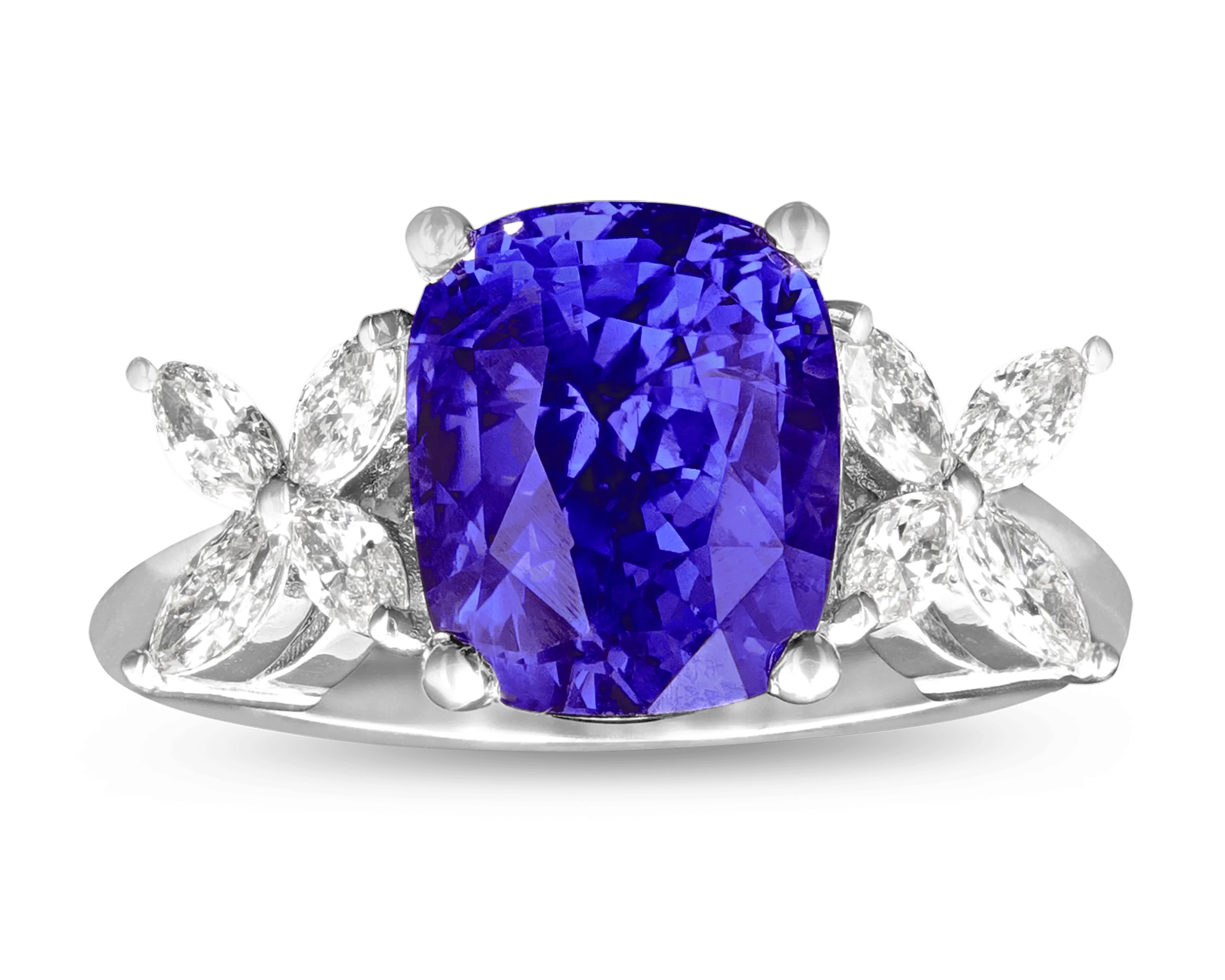 Color-Change Sapphire Ring, 4.83 Carats