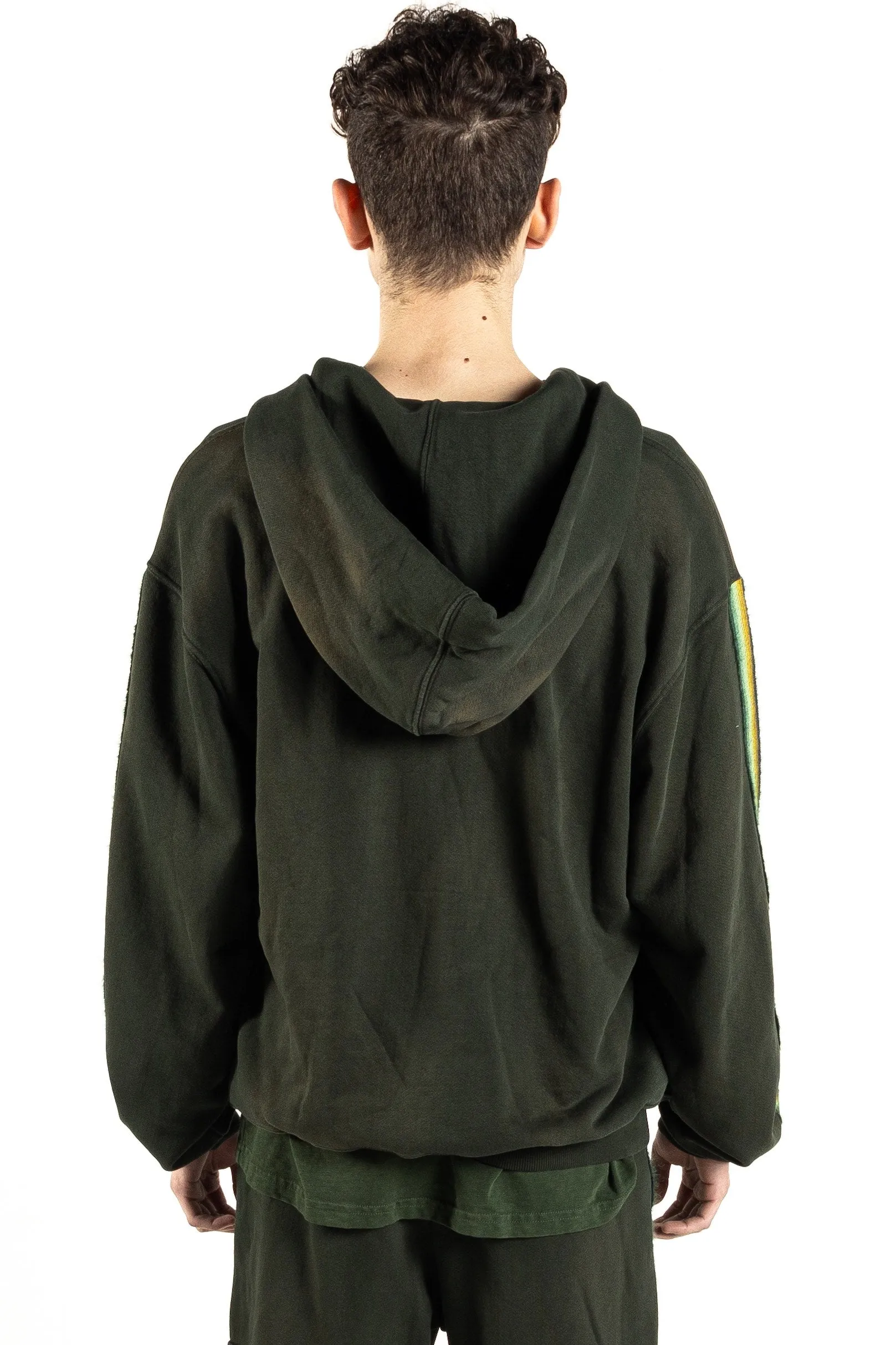 Connor Zip-up Hoodie - Moss