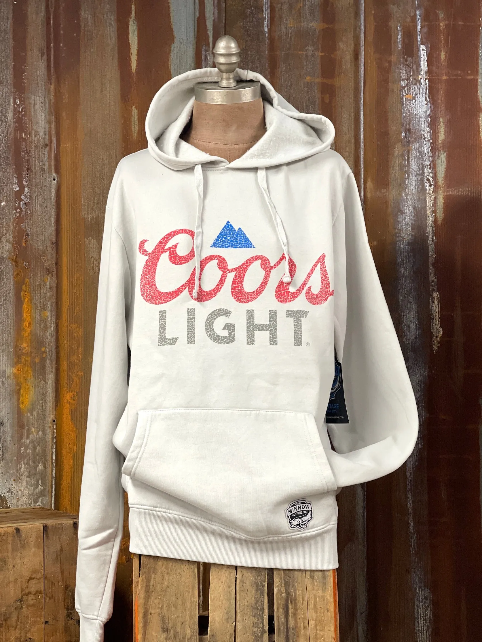 Coors Light Washed Hoodie- Lunar Rock