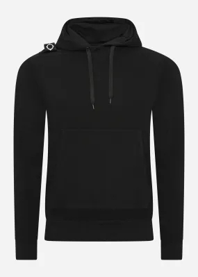 Core overhead hoody- jet black