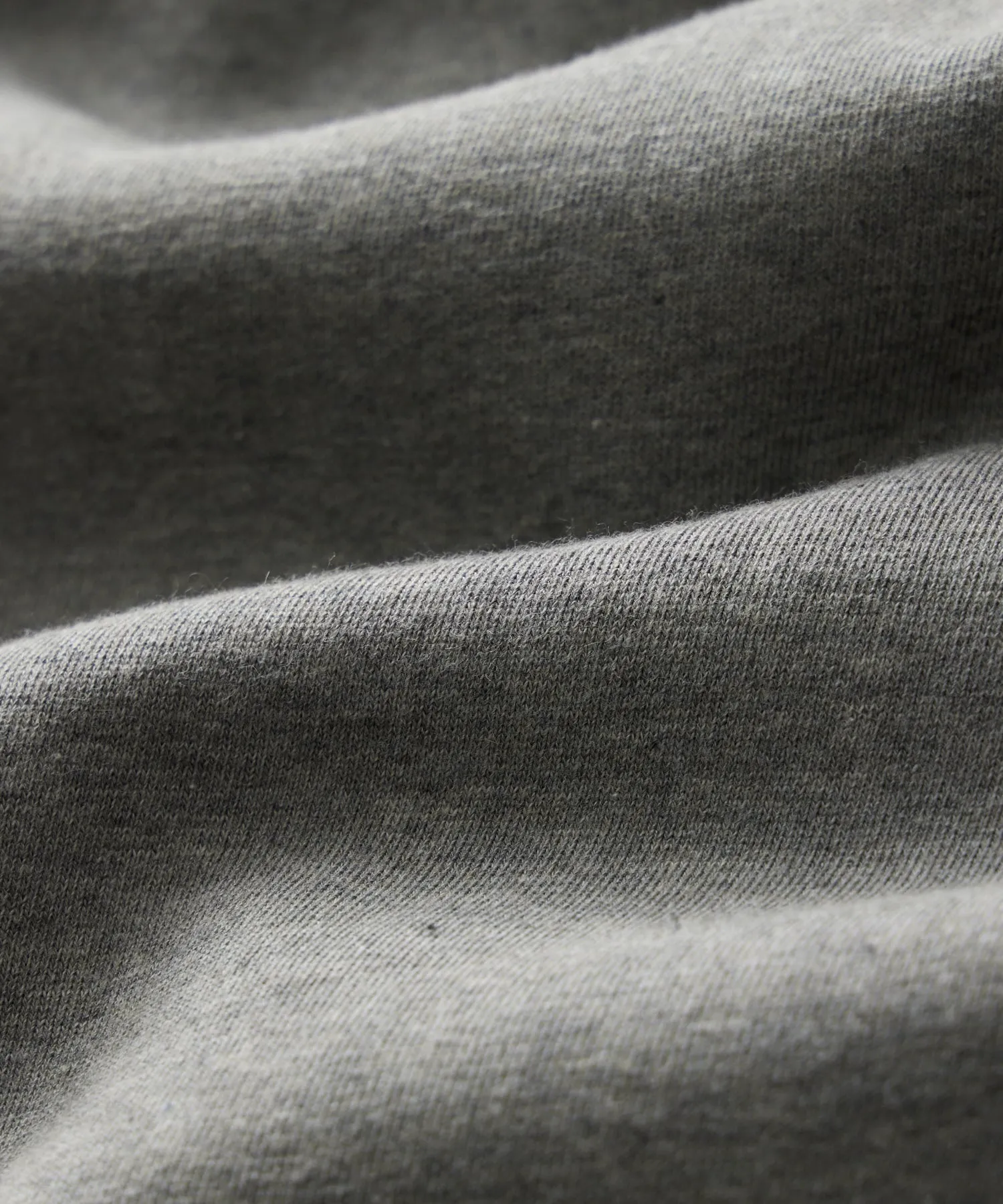 Cotton-Camelhair Fleece Hoodie in Grey Heather