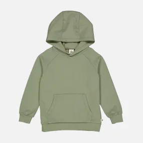 Cotton Hoodie - Poetry green